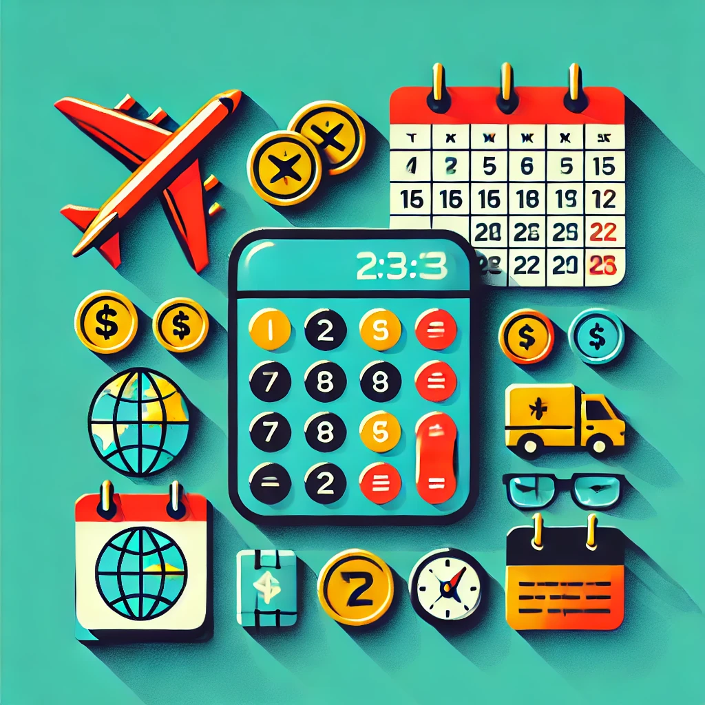 여행계산기 이미지 관련 사진