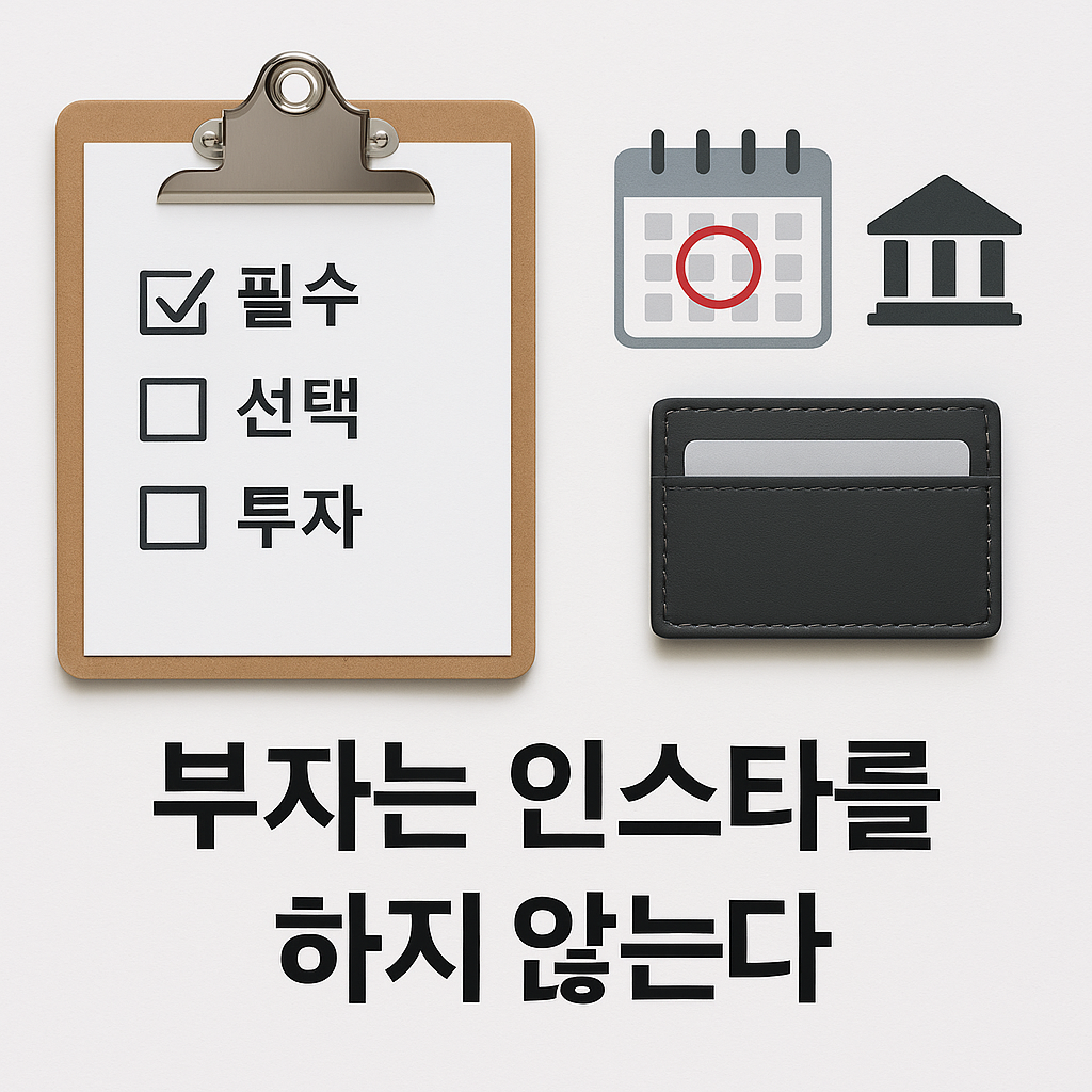 자산 먼저 소비를 나중으로 미루는 직장인 재테크 핵심 메시지를 상징하는 저금통과 동전 계단 이미지