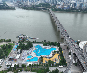 한강 수영장 야간 개장