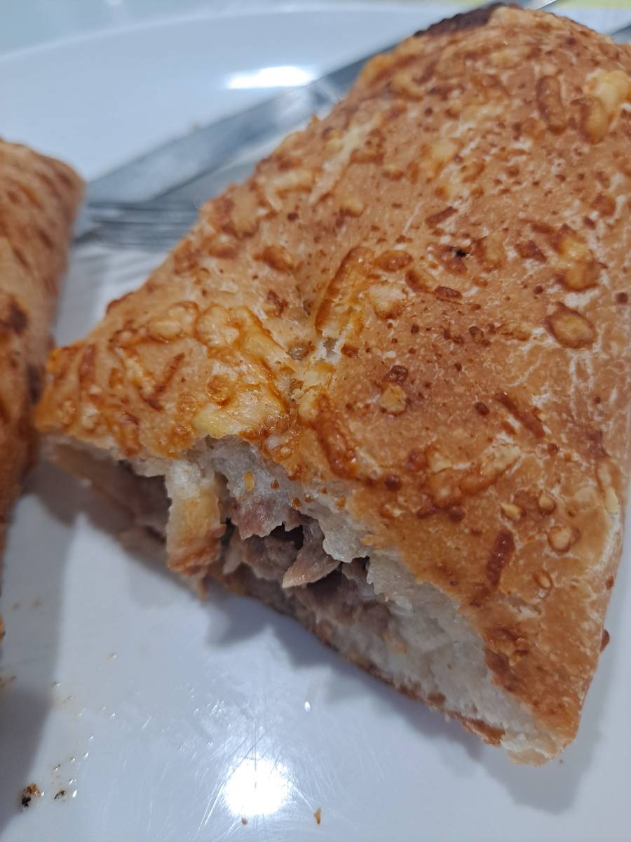 푸드코트 포크베이크 커팅