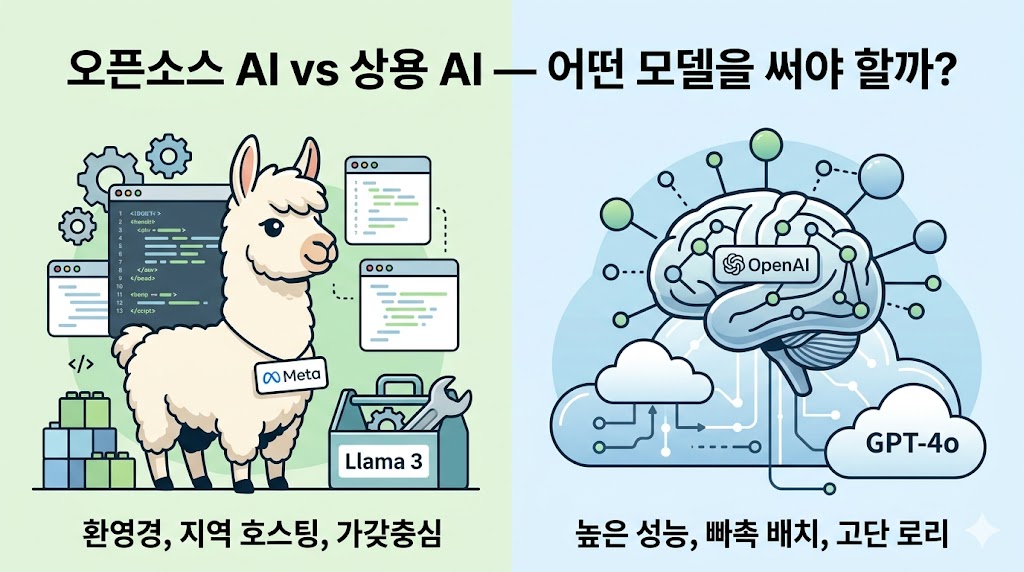 LLM 모델 비교: Meta Llama 3와 OpenAI GPT-4o 성능 및 가격 비교 분석표 이미지