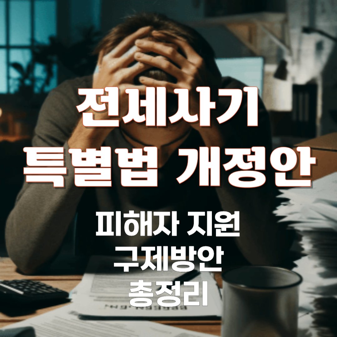 전세사기 특별법 개정안, 피해자 지원 및 구제 방안 총정리