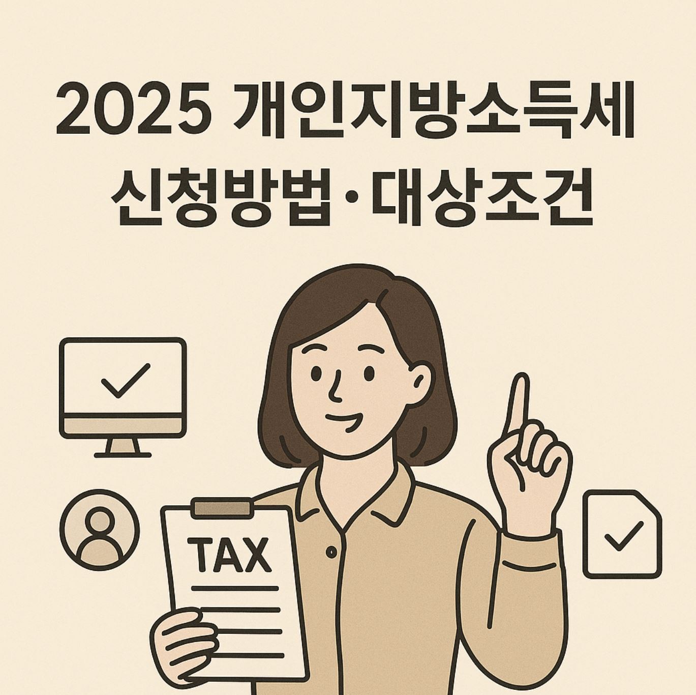 개인지방소득세 신청방법과 대상조건