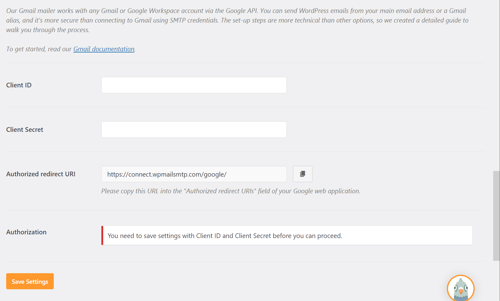 워드프레스 WP Mail SMTP 지메일 설정하기