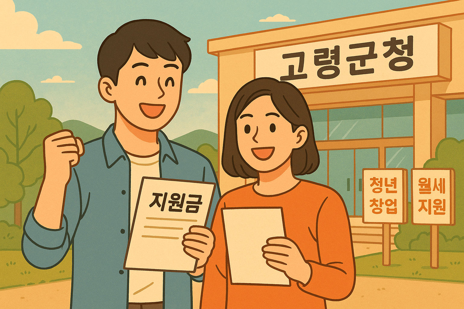 2025 경상북도 고령군 청년 지원금 총정리 월세&middot;교통비&middot;창업자금 신청방법 안내