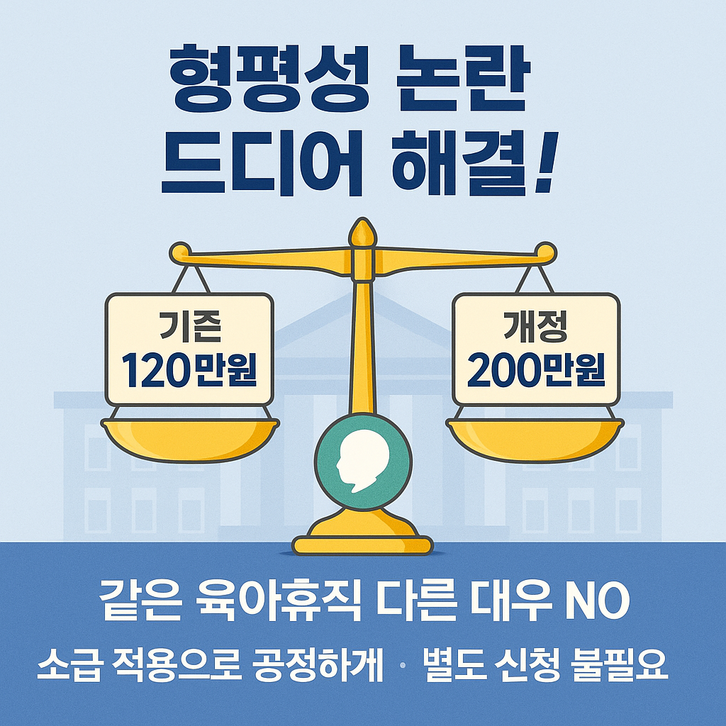 아빠 보너스제 급여 인상! 최대 720만원 혜택 (출처 : 정부브리핑 - 고용노동부 )