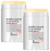 록키스 베리 굿 선스틱 SPF50+ PA++++, 15g, 2개