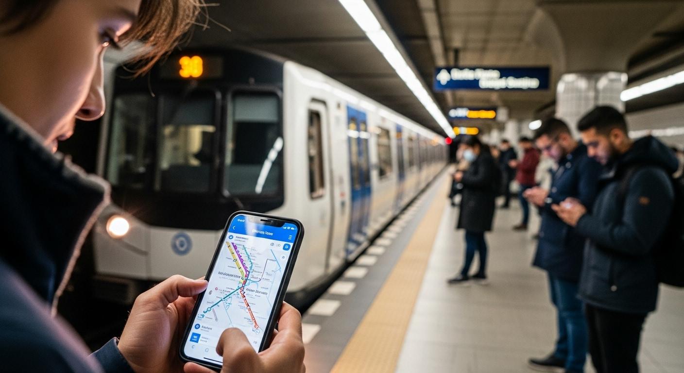 지하철 실시간 위치 어플