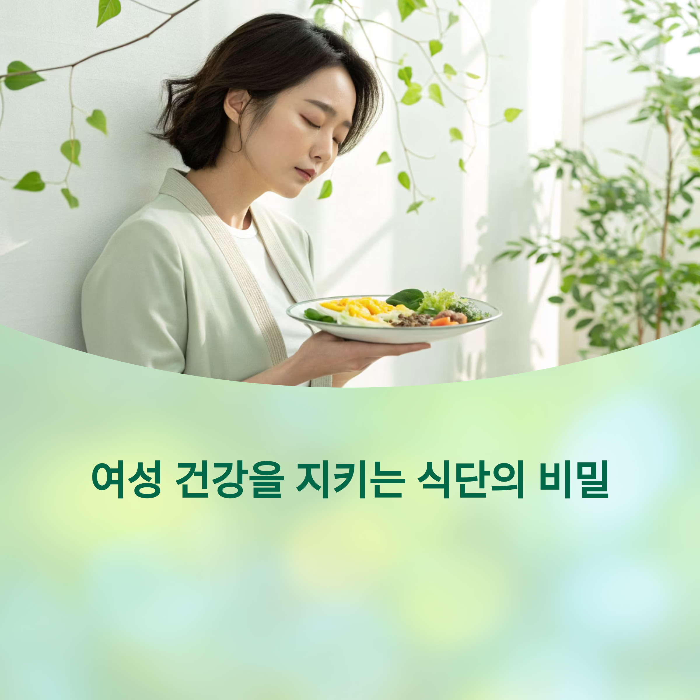 여성 건강을 지키는 식단의 비밀: 지금 바로 점검해야 할 영양 포인트에 대한 이미지