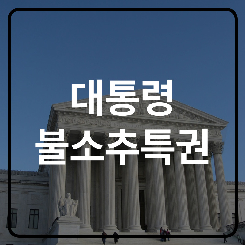 대통령 당선 재판 정지법 불소추특권