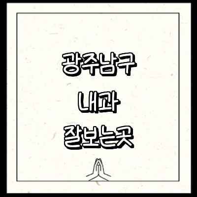 광주 남구 내과