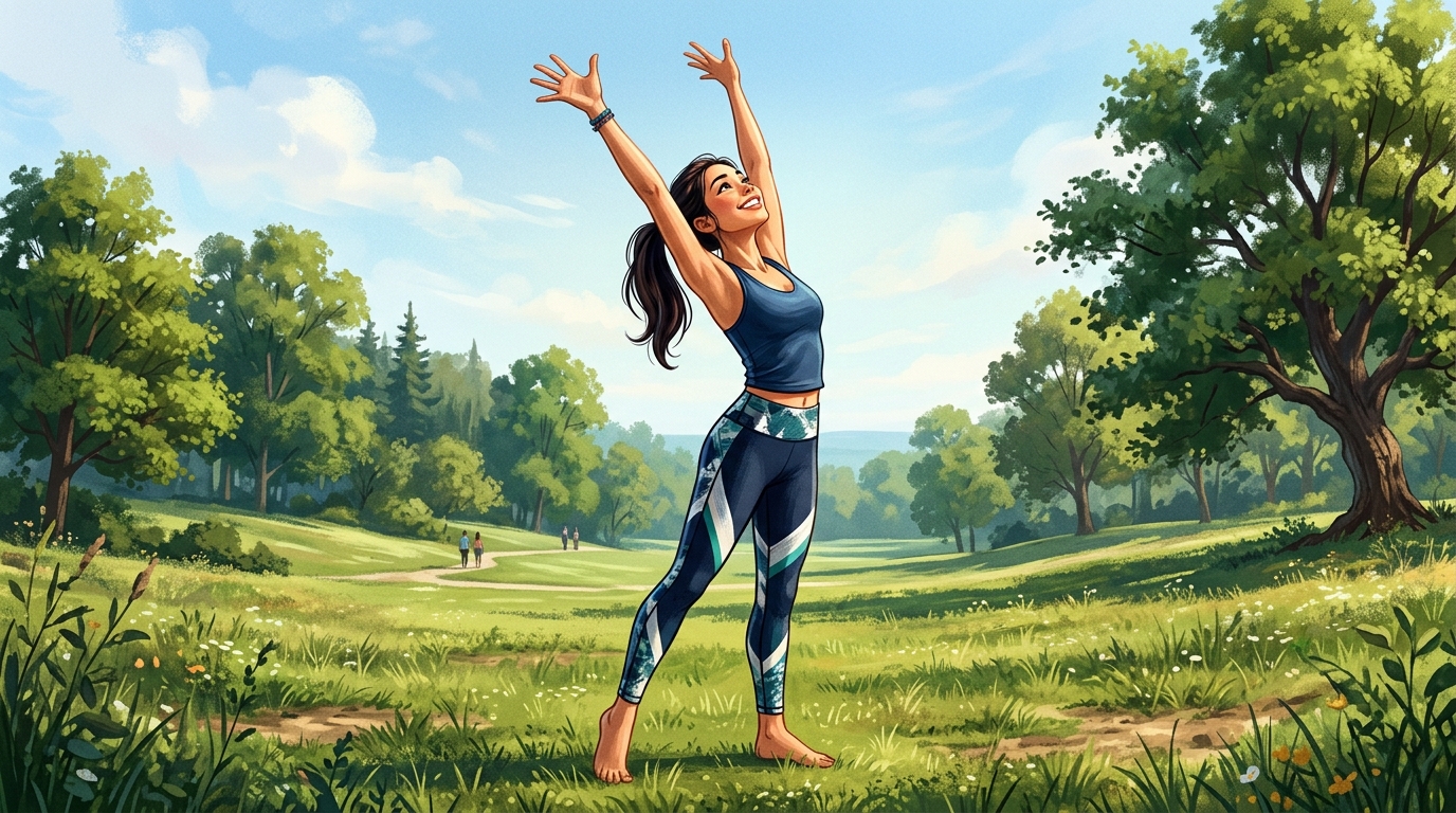 하루를 깨우는 전신 기지개 스트레칭