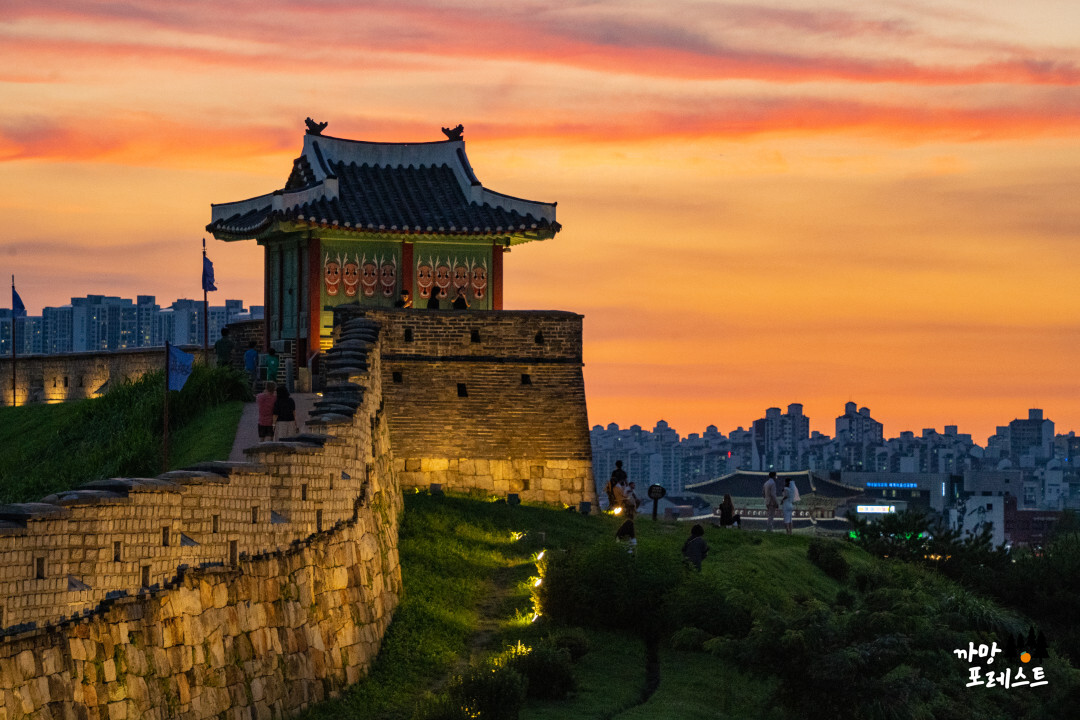 수원 동북포루 일몰