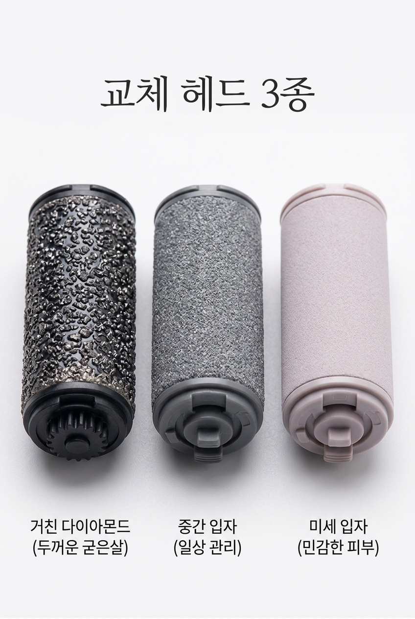 발각질제거기 교체형 헤드 종류