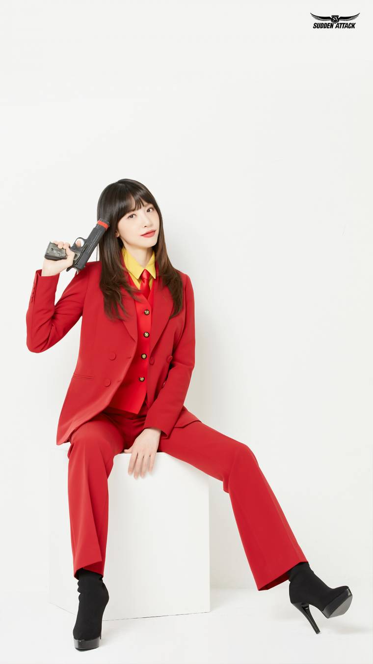 김민아 아나운서 서든어택 화보 김민아 아나운서 서든어택 화보