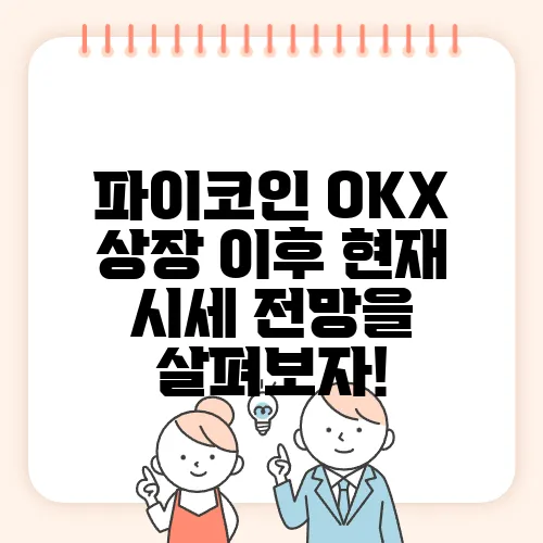 파이코인 OKX 상장 이후 현재 시세 전망을 살펴보자!