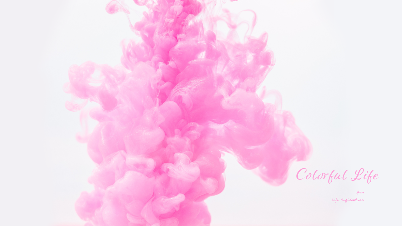 06 분홍 잉크 C - Colorful Life 핑크배경화면