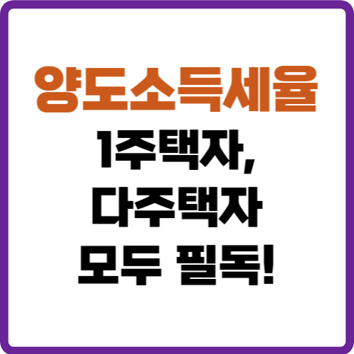 양도소득세율