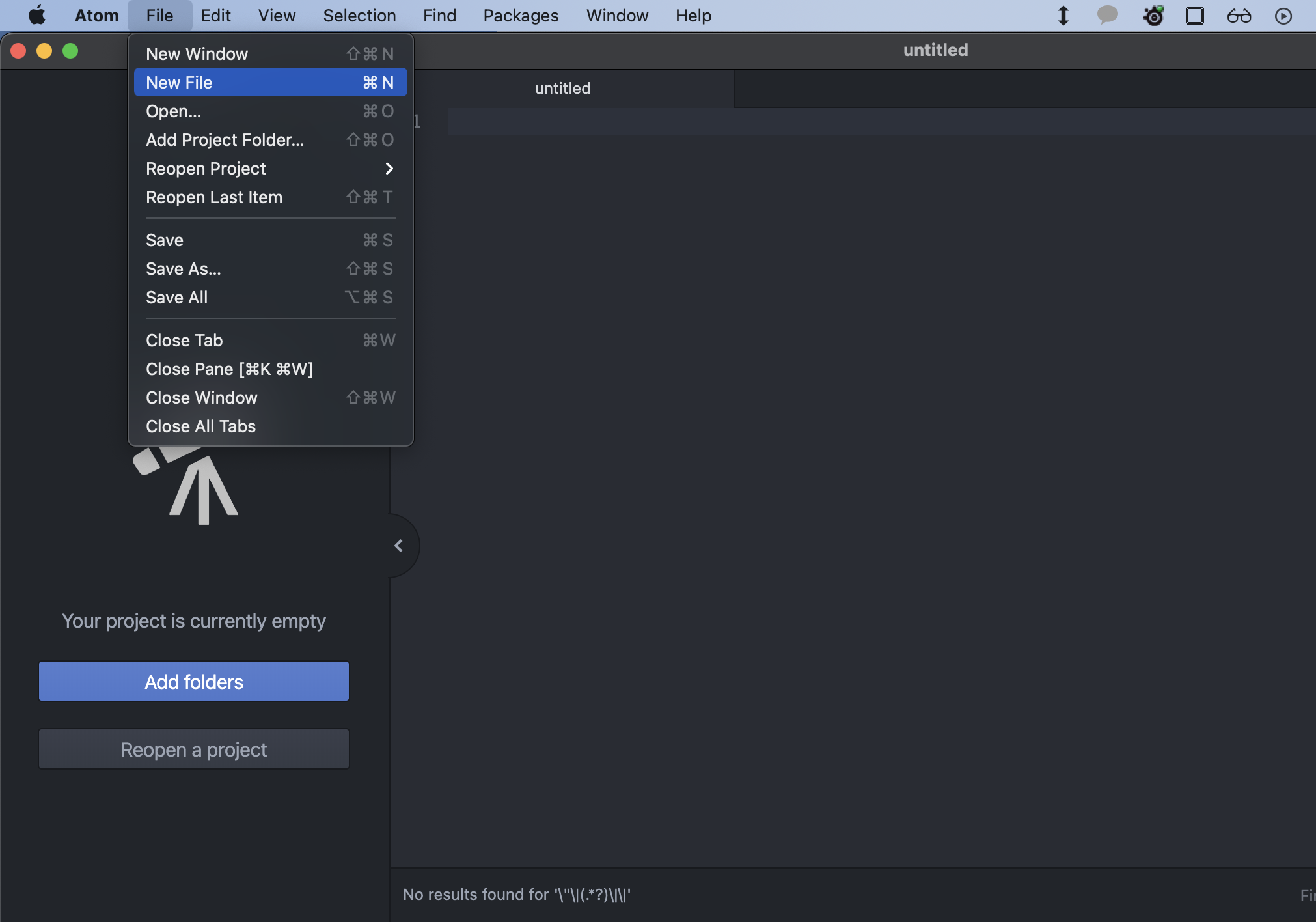 새 파일 만들기