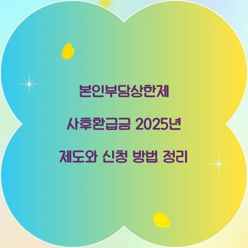 본인부담상한제 사후환급금