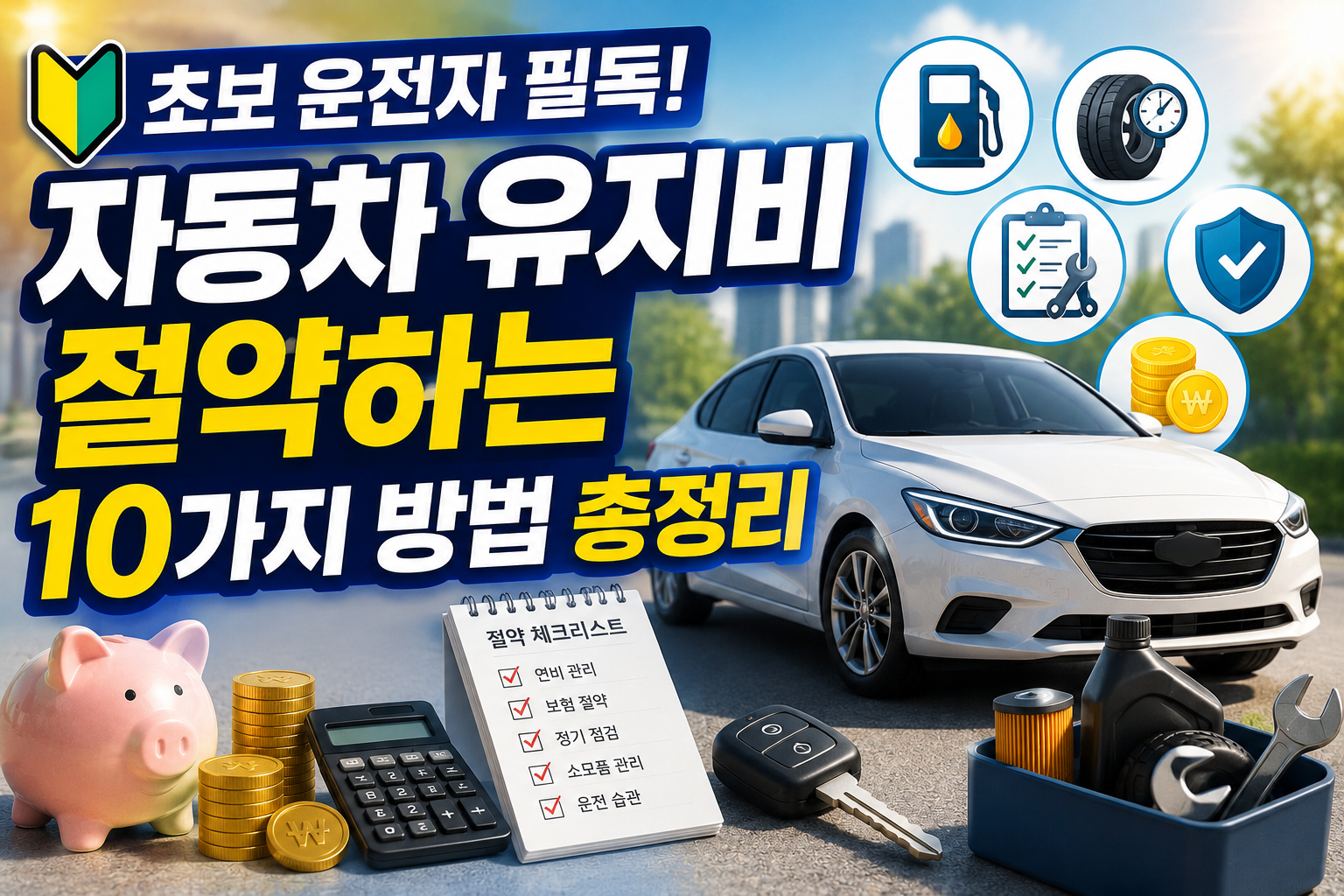 초보 운전자 필독! 자동차 유지비 절약하는 10가지 방법 총정리 관련 사진