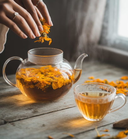 메리골드 꽃차 효능