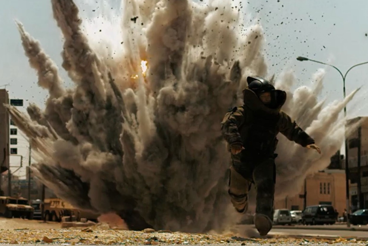 영화 하트 로커 속 폭발장면