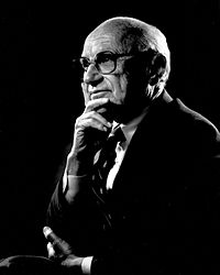 밀턴 프리드먼(Milton Friedman) 사진