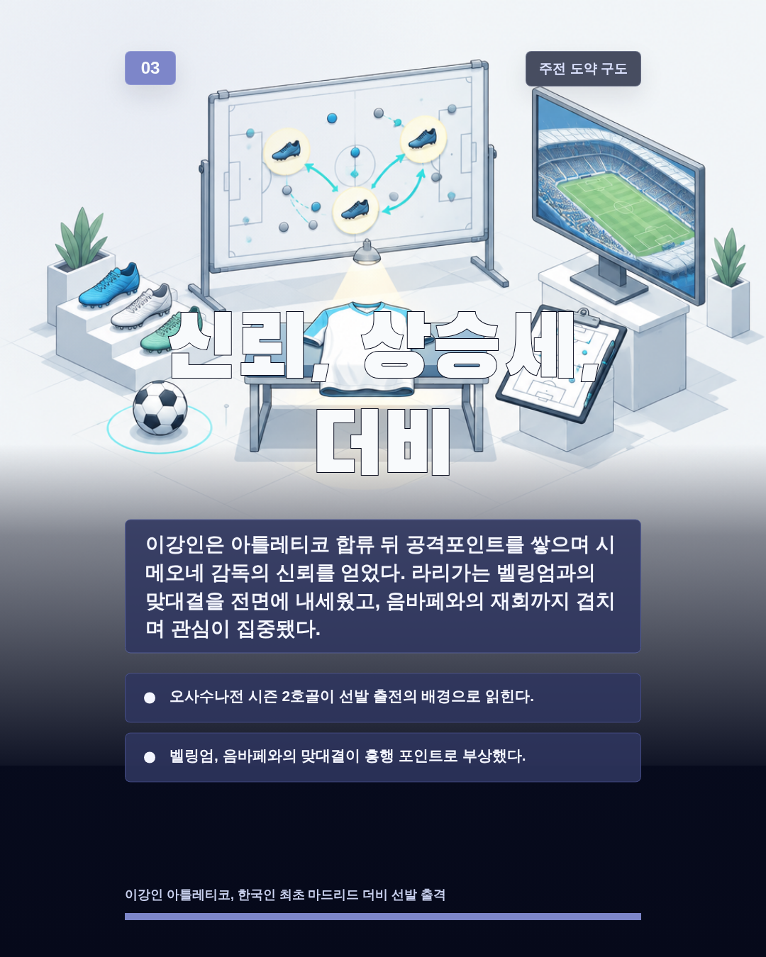 신뢰, 상승세, 더비