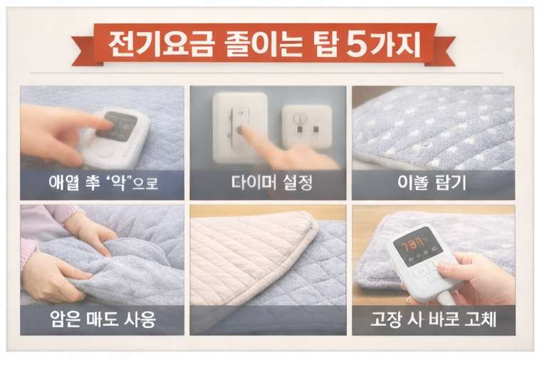 전기장판 - 전기요금 하루 얼마나 나올까? 실제 계산해보기