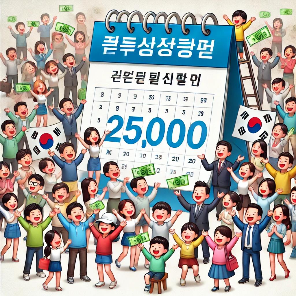 전국민 25만원 지급시기