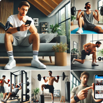 남성 스포츠 트렌드 관련 사진