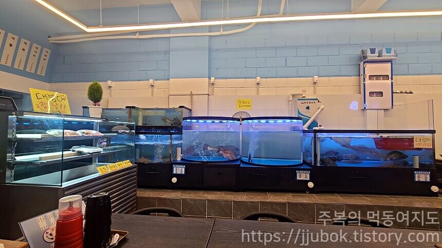 아이돌수산-수조