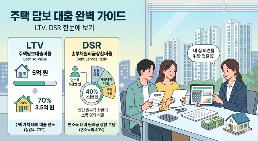 주택담보대출 LTV와 DSR