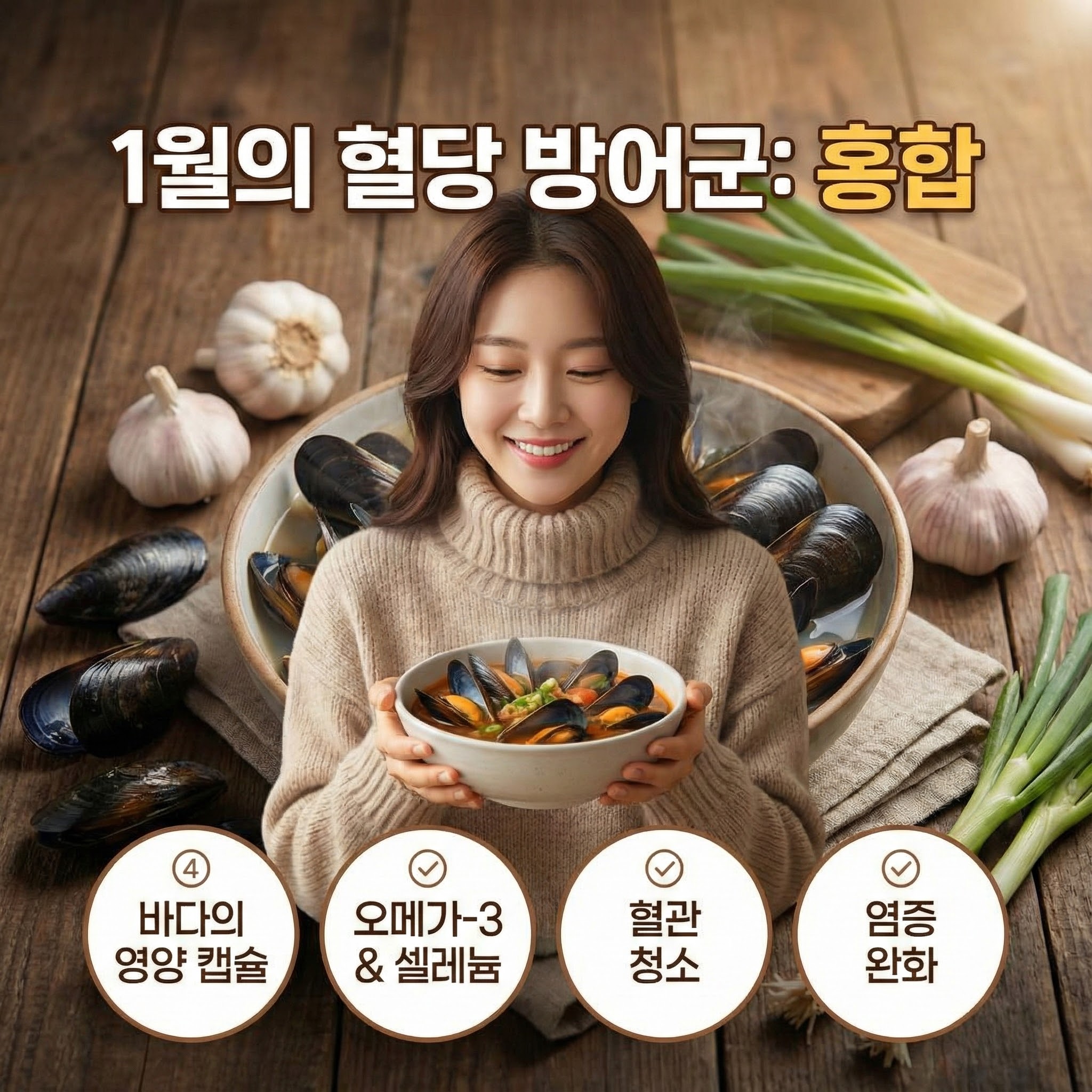 바다의 영양 캡슐: 홍합