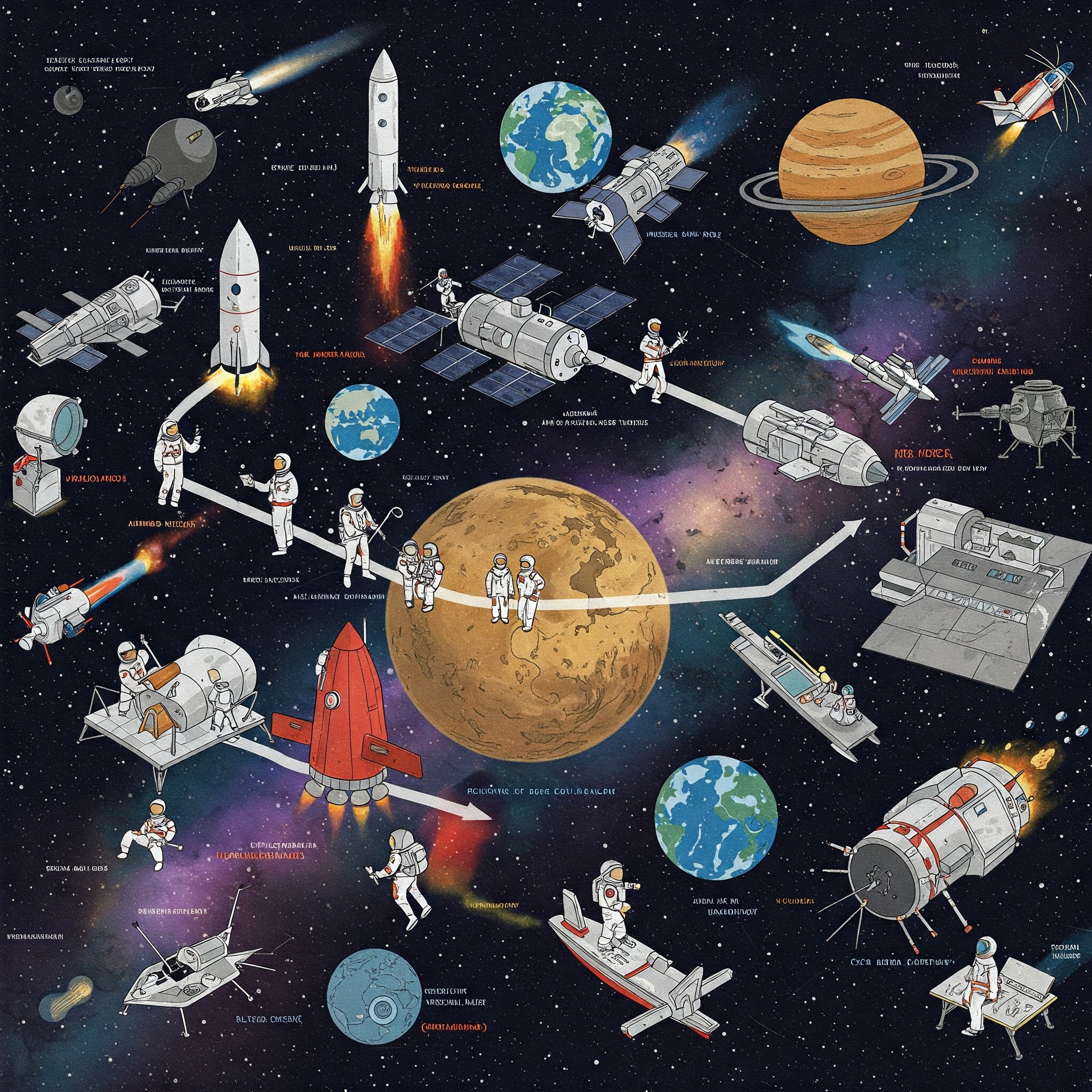 미지의 세계를 향한 끊임없는 도전: 우주 탐사의 역사와 미래