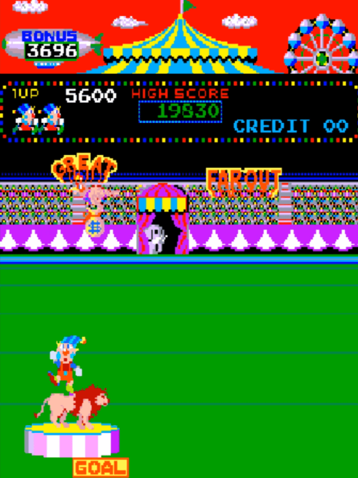 서커스-찰리-오락실게임-종료-화면