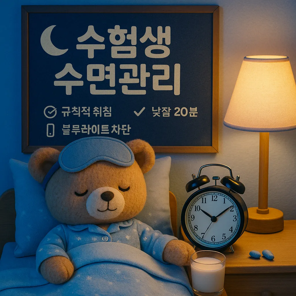 수험생 황금 수면루틴 7가지 비법! 성적 올리는 꿀잠 전략