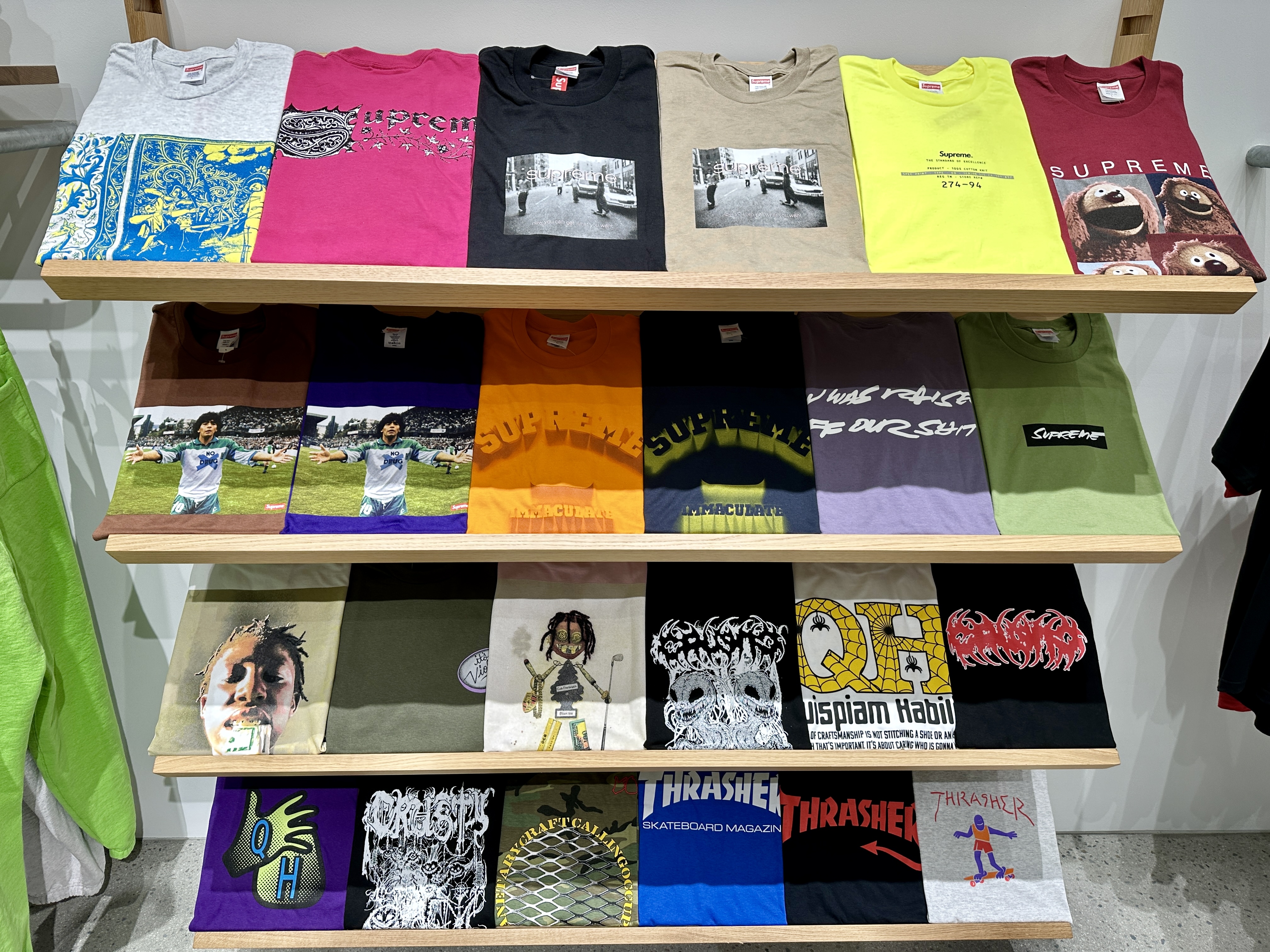 슈프림 24 ss 신상 반팔티