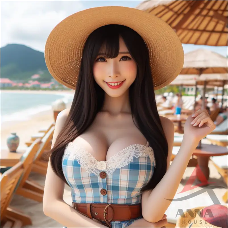 베트남 다낭여행을 즐기고 있는 여행자