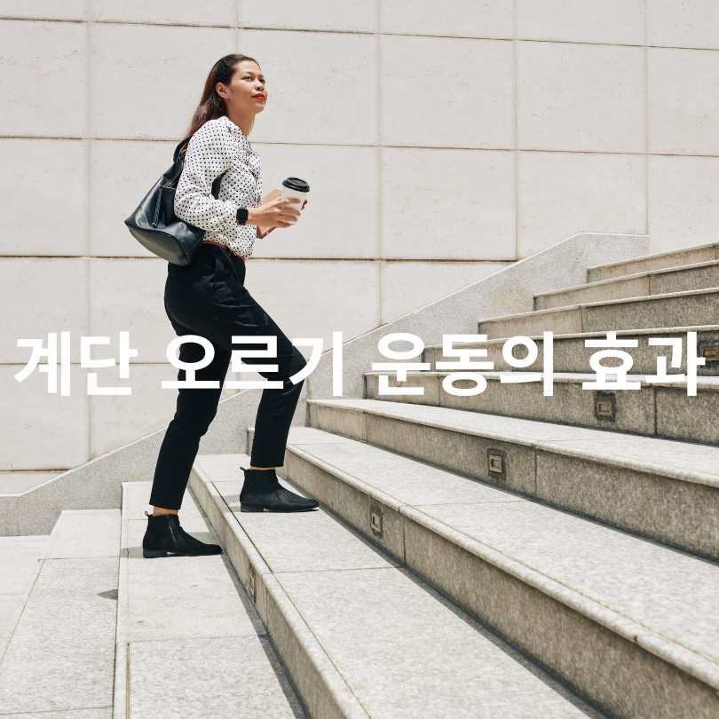 빨리 걷기와 계단 오르기의 건강 효과