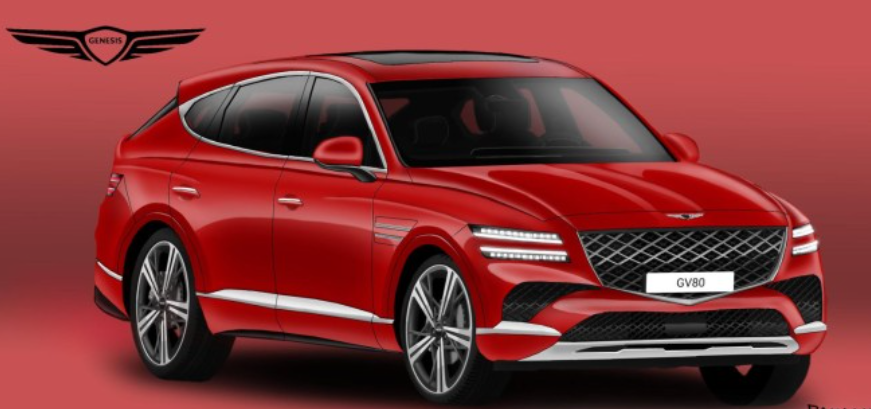 제네시스 GV80 페이스 리프트 2024예상 도면 이미지