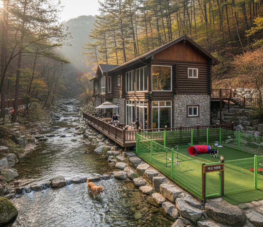 애견동반 계곡펜션