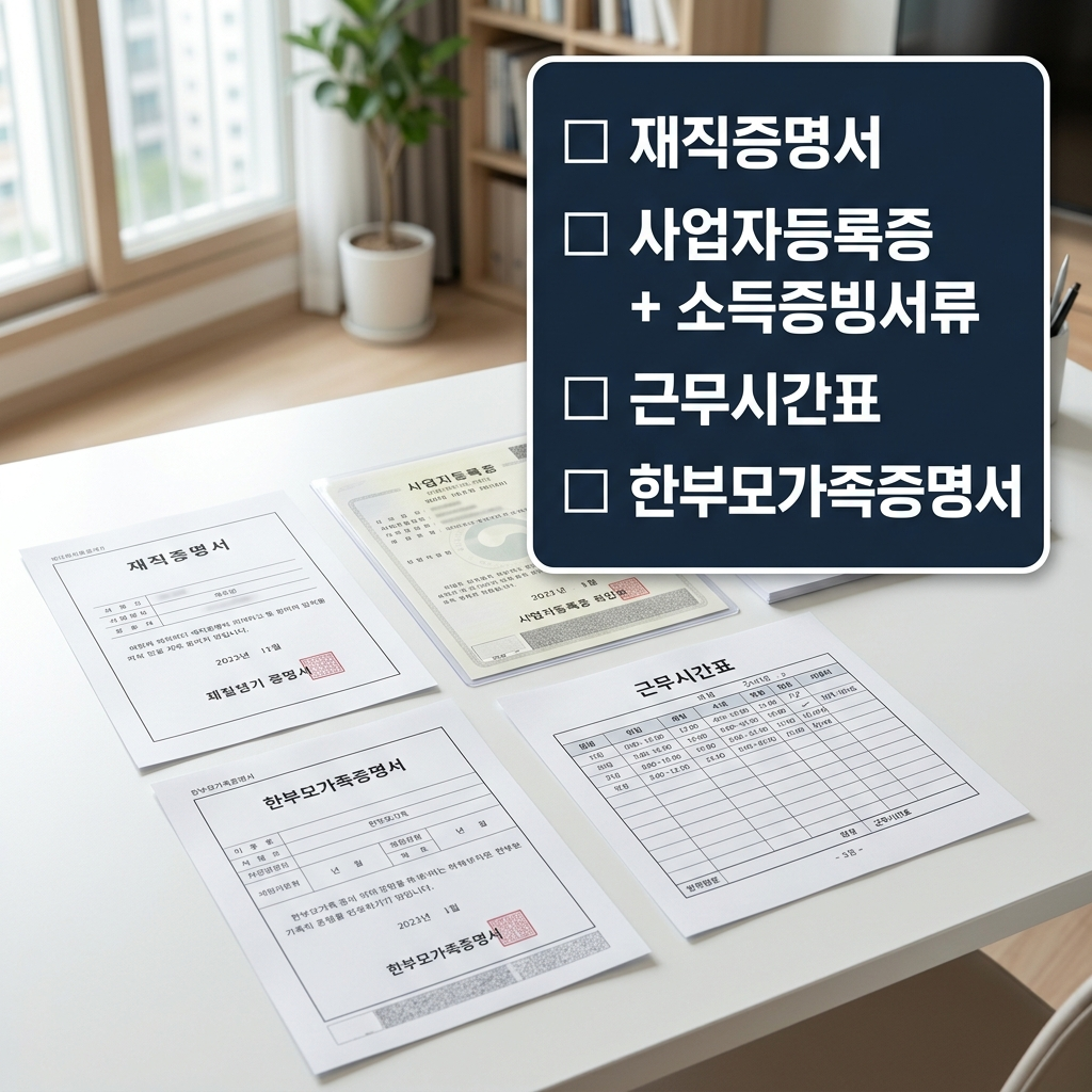 언제나어린이집 야간보육 상황별 증빙 서류 4가지 목록