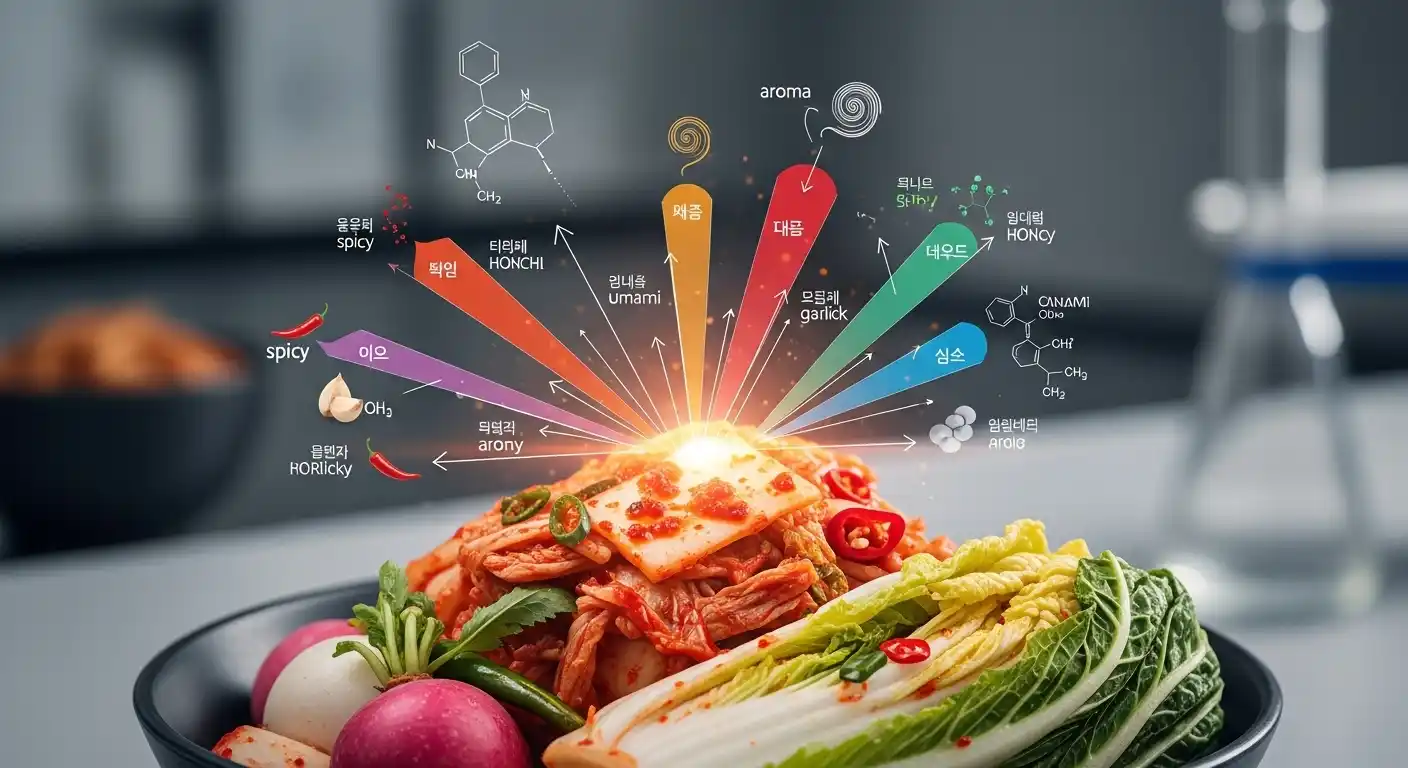 <img src="ai_decomposes_kimchi_flavor_into_multidimensional_vectors.webp" alt="김치의 맛을 벡터로 분해해 향기까지 분석한 이미지 입니다">