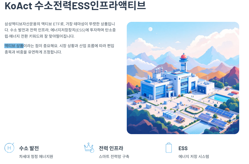 KoAct 수소전력ESS인프라액티브란?