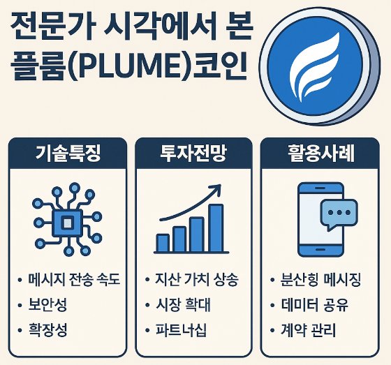 전문가 시각에서 본 플룸(PLUME)코인 (기술특징, 투자전망, 활용사례) 이미지