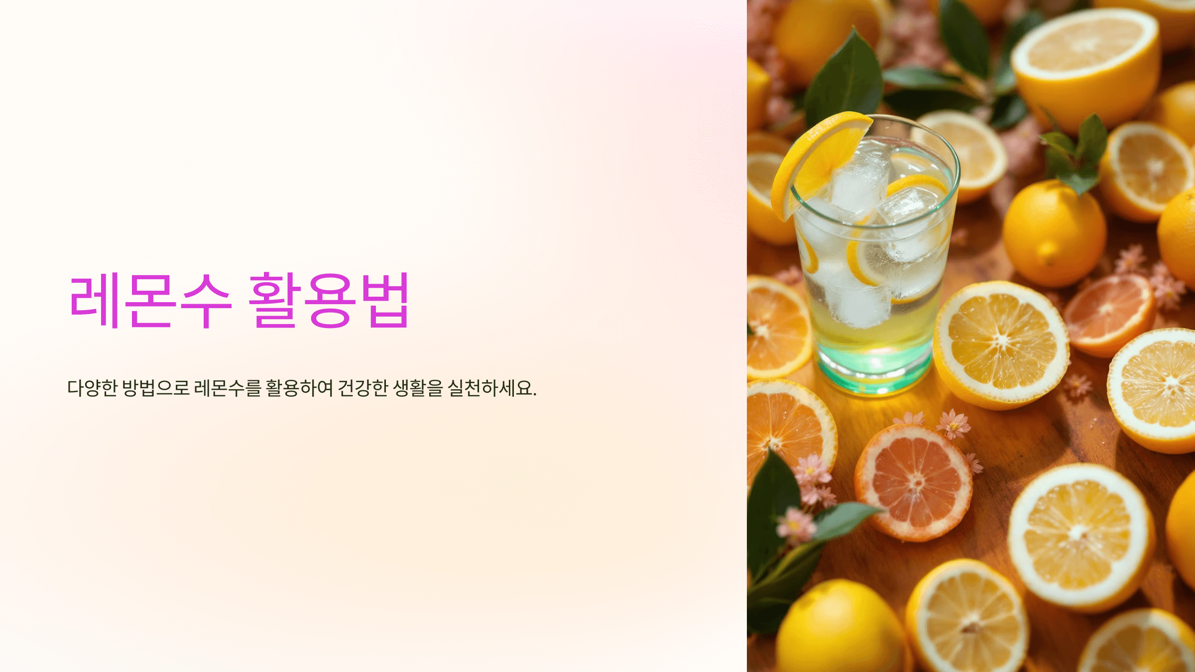 레몬수와 관련된 사진입니다.