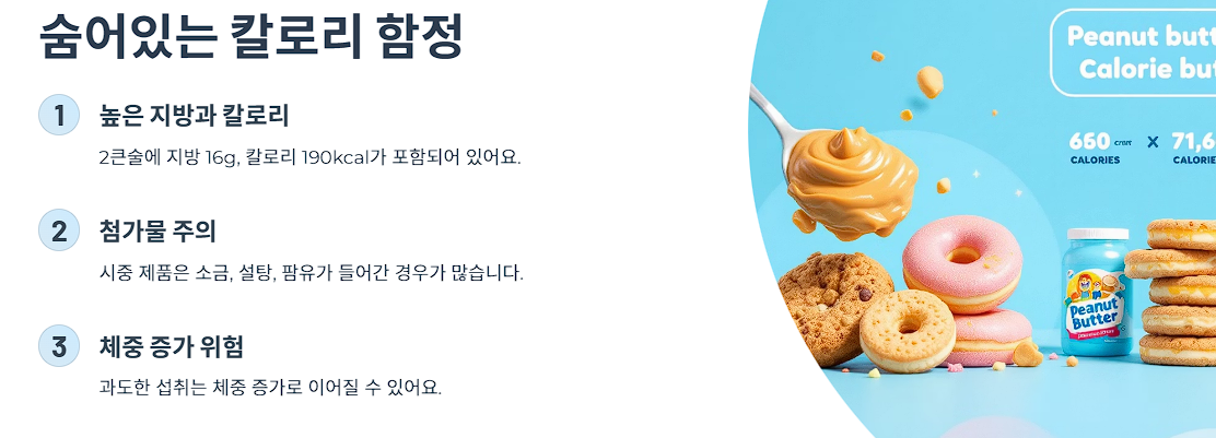 숨어있는 칼로리 함정