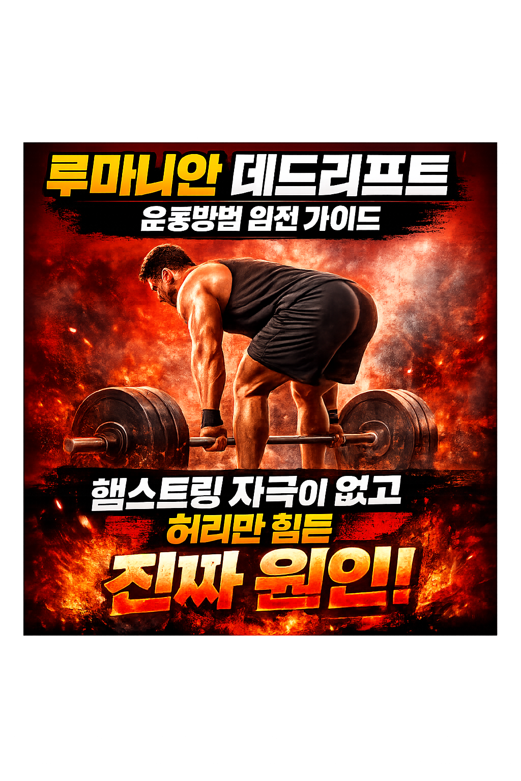 루마니안 데드리프트 운동방법 완전 가이드